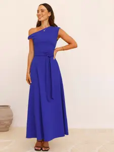 all about you Women Off-Shoulder Fit & Flare Maxi Dress