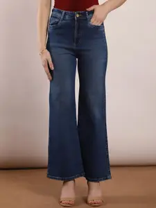 FCK-3 Women Bootcut High-Rise Light Fade Stretchable Jeans