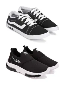 DRACKFOOT Men Running Non-Marking Shoes