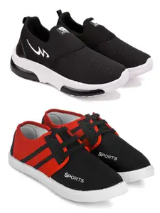 DRACKFOOT Men Running Non-Marking Shoes