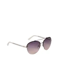 Kenneth Cole Men Aviator Sunglasses with UV Protected Lens KC1419 57 10B
