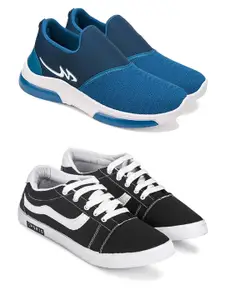 DRACKFOOT Men Running Non-Marking Shoes