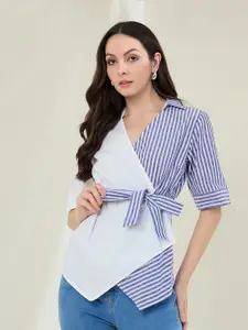 Chemistry Women Smart Striped Casual Shirt