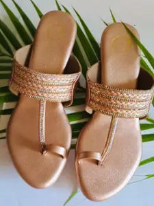 Dhaga Women Open Toe Block Sandals