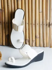 Froh Feet Women Wedge Heel One Toe Sandals