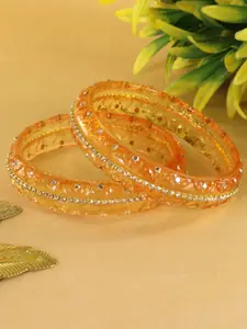 LAVAZZA Set Of 2 Crystal-Studded Bangles