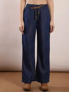 FCK-3 Women Wide Leg High-Rise Stretchable Jeans