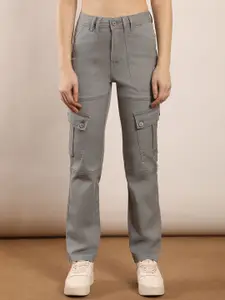 FCK-3 Women Straight Fit High-Rise Stretchable Jeans