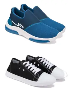 DRACKFOOT Men Running Non-Marking Shoes