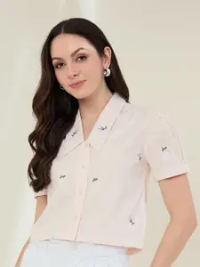 Chemistry Women Smart Floral Printed Casual Shirt