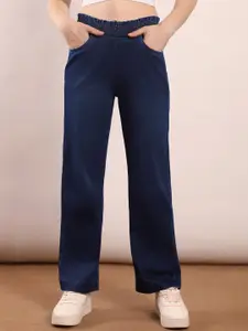 FCK-3 Women Wide Leg High-Rise Stretchable Jeans