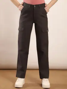 FCK-3 Women Straight Fit High-Rise Stretchable Jeans