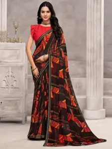 LeeliPeeri Designer Pure Chiffon Designer Saree
