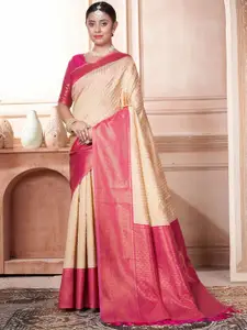 SGF11 Woven Design Zari Pure Silk Kanjeevaram Saree