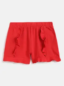 Chicco Girls Ruffle Regular Above Knee Shorts