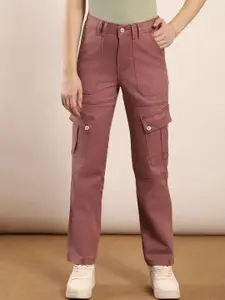 FCK-3 Women Straight Fit Mid-Rise Stretchable Jeans