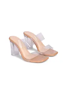 dbcooper Women Open Toe Block Heel Sandals