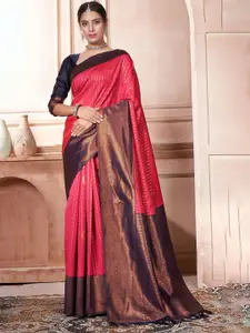 SGF11 Woven Design Zari Pure Silk Kanjeevaram Saree