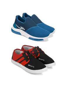 DRACKFOOT Men Running Non-Marking Shoes