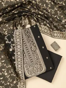 Koskii Women Ethnic Motifs Woven Design Unstitched Dress Material