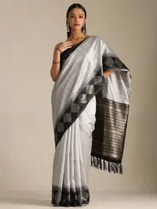 Soch Woven Design Zari Tussar Saree