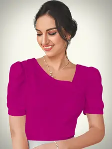 Dream Beauty Fashion Women V-Neck Puff Sleeve Top