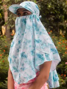 SHINE N SHOW Girls Dyed Scarf With Cap