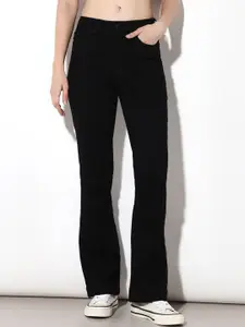 ONLY Women Flared High-Rise Stretchable Jeans