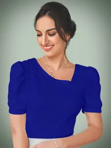 Dream Beauty Fashion top-54-paris-royalblue Women Puff Sleeve Top