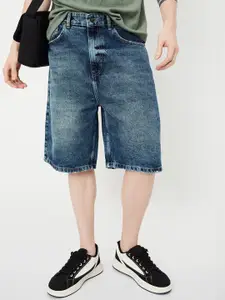 max Men Regular Fit Mid-Rise Shorts
