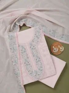 Koskii Women Embroidered Unstitched Dress Material