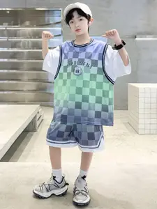 StyleCast x Revolte Boys Printed T-shirt with Shorts