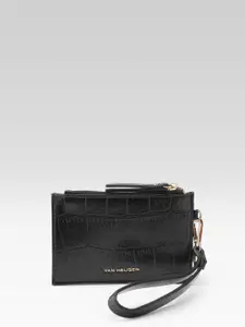 Van Heusen Women Croc Textured Card Holder