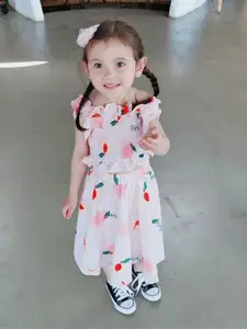 StyleCast x Revolte Girls Printed Top with Skirt