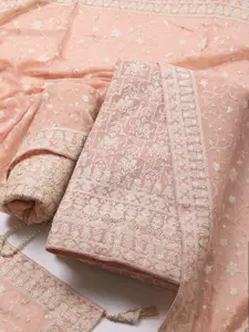 Meena Bazaar Embroidered Unstitched Dress Material