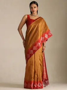 Soch Woven Design Zari Silk Tussar Saree