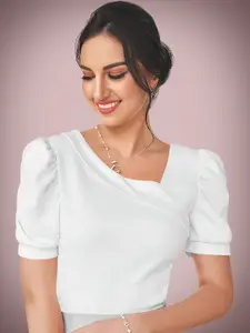 Dream Beauty Fashion Women V Neck Puff Sleeve Top