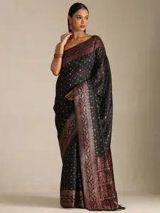 Soch Ethnic Motifs Woven Design Tussar Saree