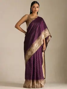 Soch Woven Design Zari Tussar Saree