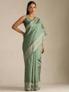Soch Ethnic Motifs Woven Design Tussar Saree