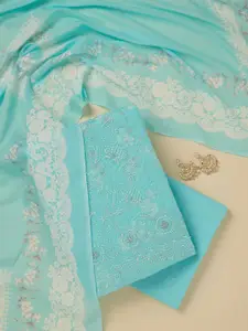 Koskii Women Ethnic Motifs Embroidered Unstitched Dress Material