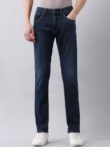 U.S. Polo Assn. Denim Co. Men Slim Fit Mid-Rise Heavy Fade Stretchable Jeans