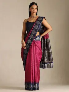 Soch Woven Design Zari Tussar Saree