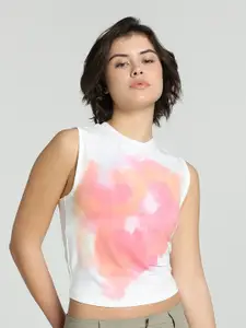 Puma Yona Women Printed Fitted Crop Top