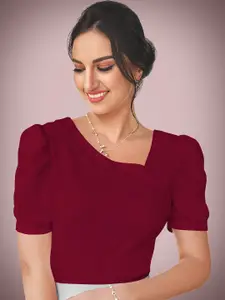 Dream Beauty Fashion Women V-Neck Puff Sleeve Top