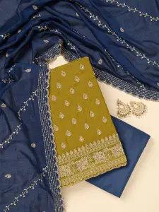 Koskii Women Ethnic Motifs Embroidered Unstitched Dress Material