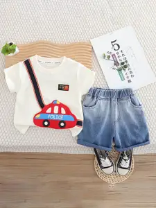 StyleCast x Revolte Boys Graphic Printed T-shirt with Shorts