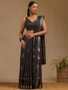 Soch Woven Design Checked Zari Saree