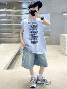 StyleCast x Revolte Boy Printed T-shirt with Shorts Clothing Set