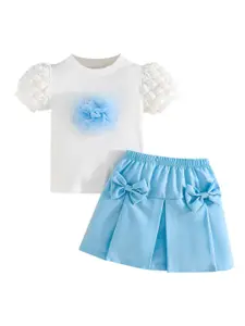 StyleCast x Revolte Girls Embellished Top with Skirt